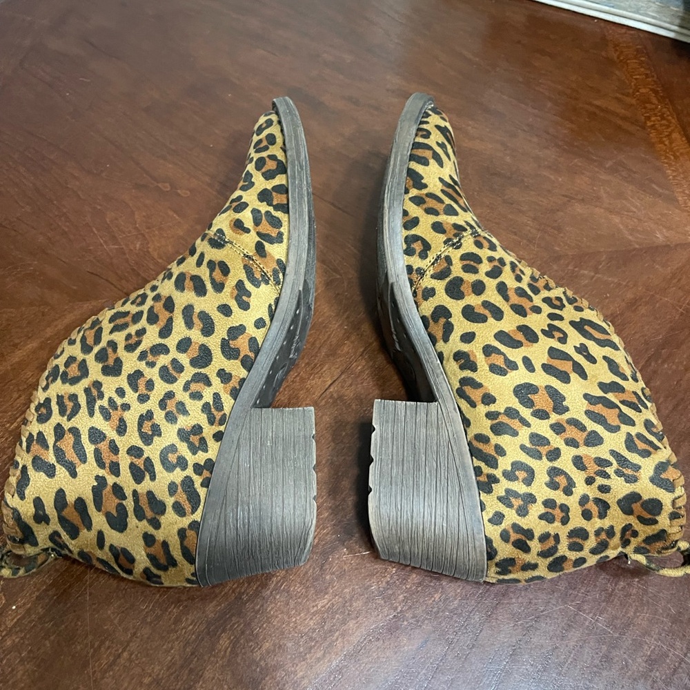 Volatile Cavalry Leopard Print Ankle Boots - Picture 7 of 12